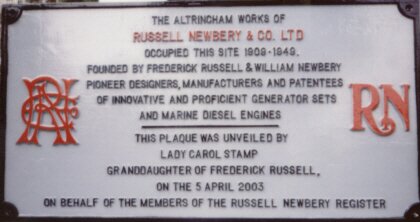 The Altrincham Plaque